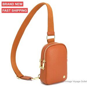 Small Anti Theft Crossbody Bag RFID Blocking Vegan Leather Travel Purse